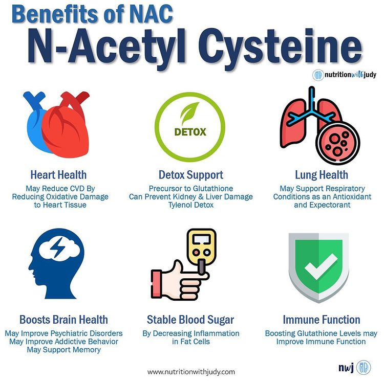 Benefits of NAC - N-Acetyl Cysteine